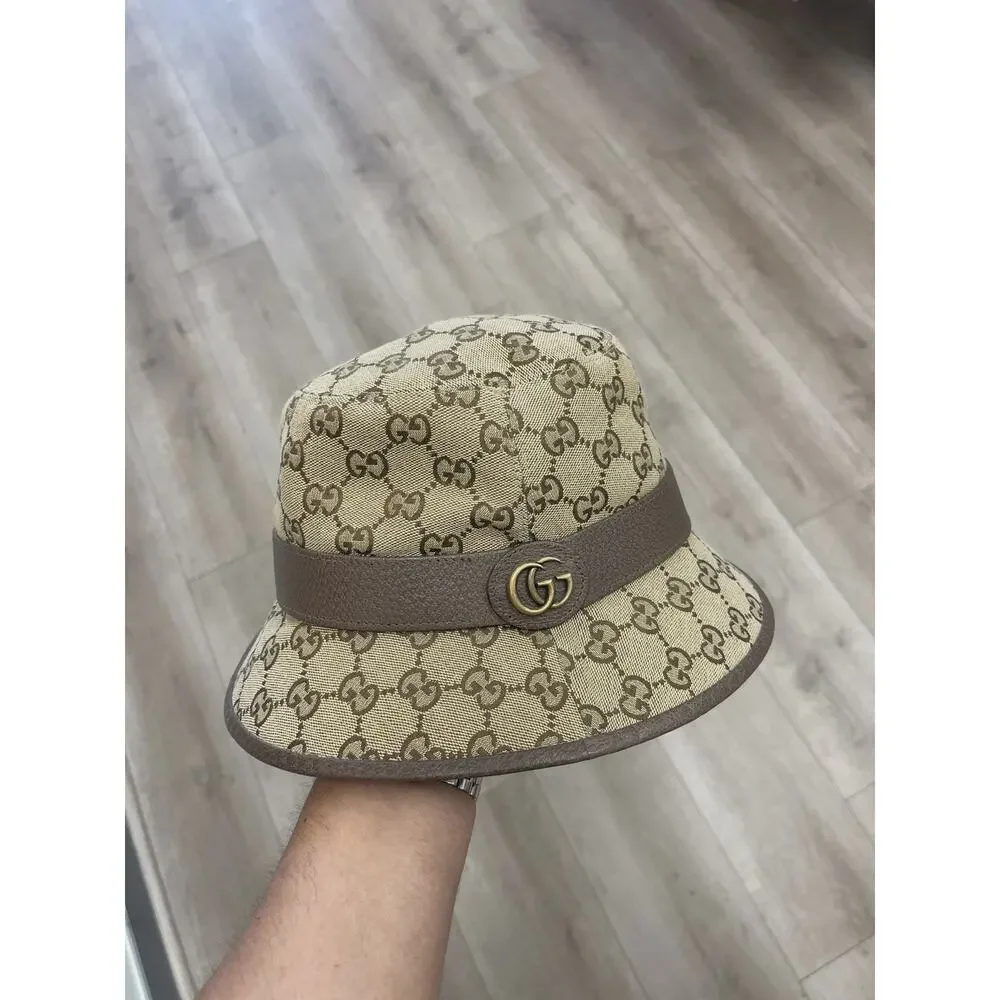 Gucci GG canvas bucket hat size Medium M SF